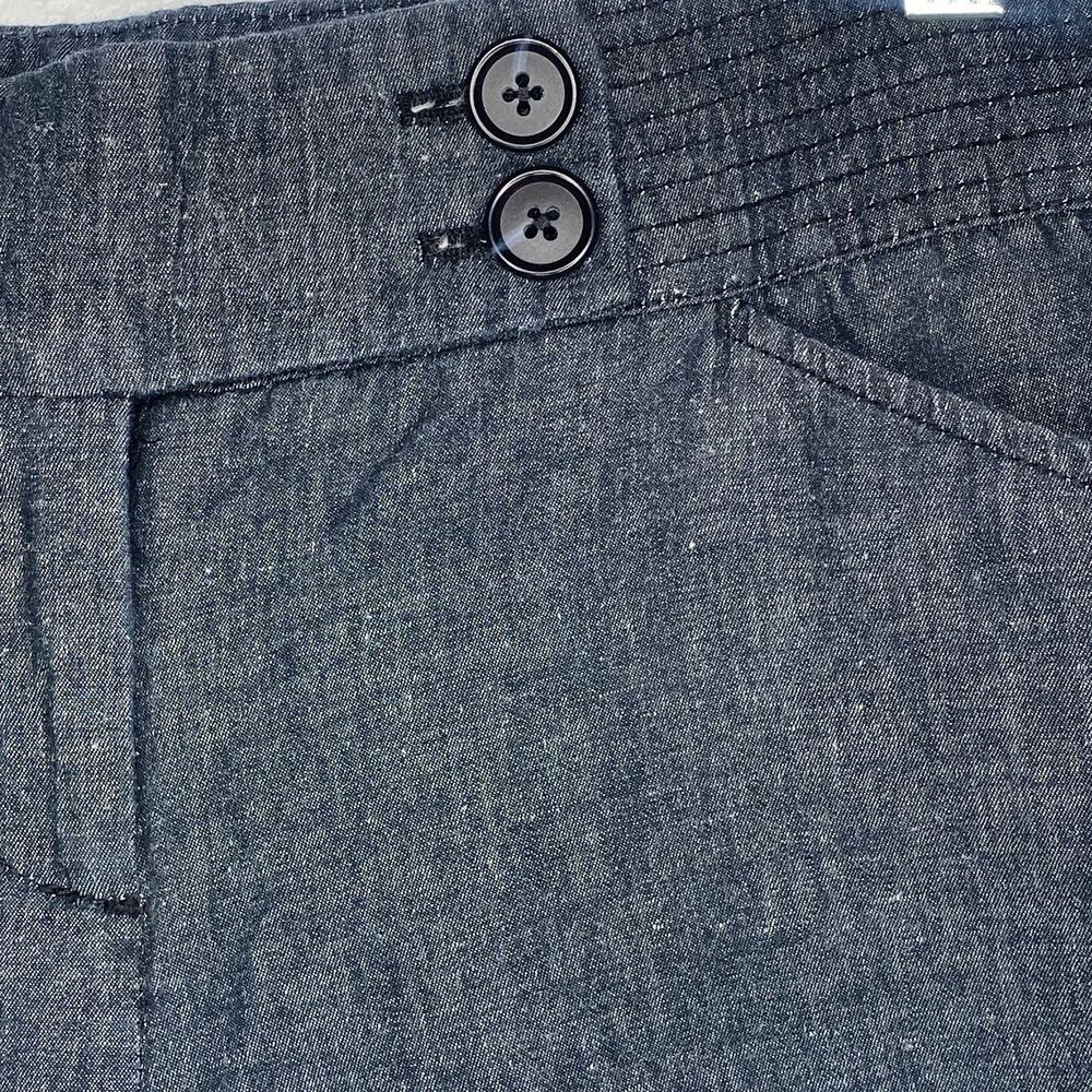 Willi Smith Wrinkle Control Crisp Linen Blend Dress Pants Size 6 - Picture 2 of 5